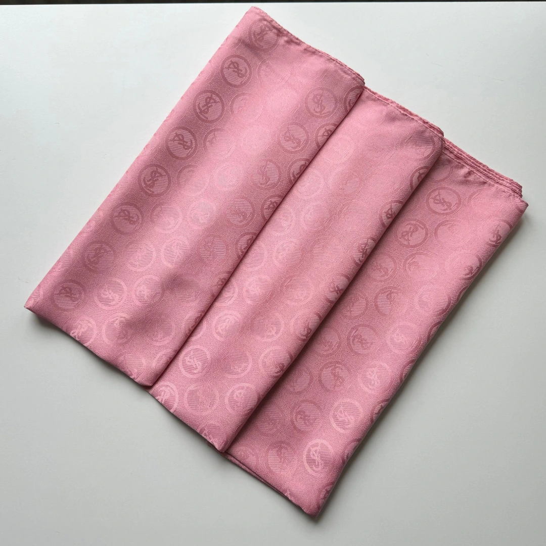 ipeksi viskon ysl jakar şal açık pembe nisa scarf