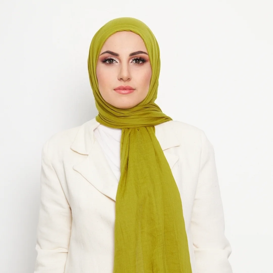 dubai premium şal yağ yeşili nisa scarf